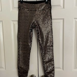 Amuse society Gold dust sequin pants